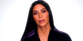 Kim Kardashian reveals news with concerned look