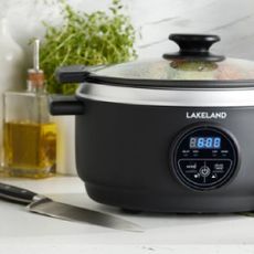 A Lakeland pressure cooker. 
