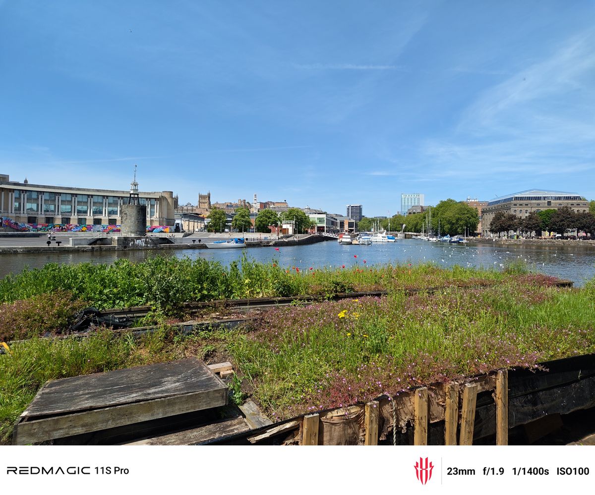 Photos of a harbor taken on the RedMagic 11S Pro