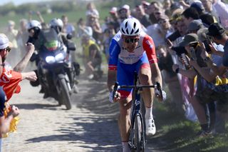 Paris Roubaix 2022 119th Edition Compiegne Roubaix 2572 km 17042022 Stefan Kung SUI Groupama FDJ photo POOL Bernard PaponSprintCyclingAgency2022