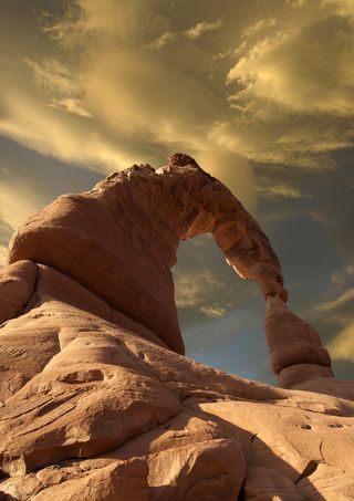 Delicate Arch, in Arches National Park, Utah.