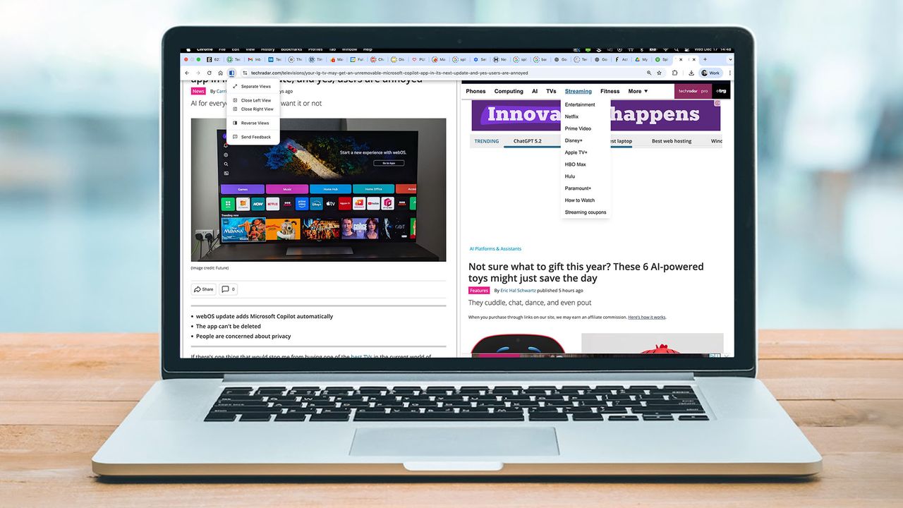 Split View Tabs in Chrome are a game-changer — I can’t believe I wasn’t using this before