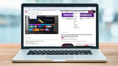 Split View in Tabs in Chrome on a laptop.