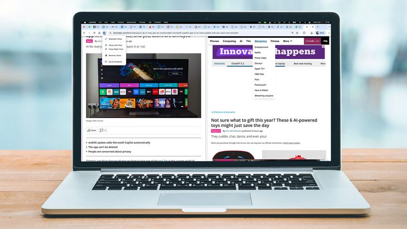 Split View in Tabs in Chrome on a laptop.
