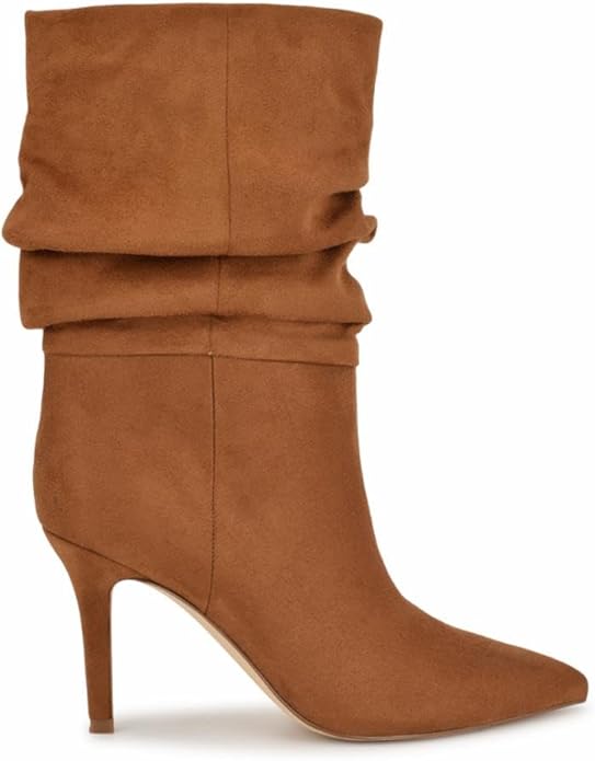 Nine West, Nine West Women&#039;s Slouch Bootie, Cognac 120, 5
