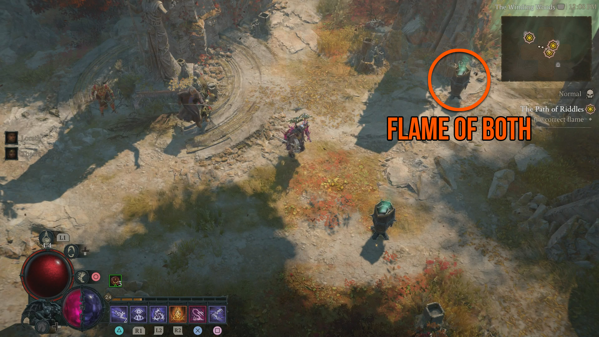 Diablo 4 The Path of Riddles solution for puzzle 2
