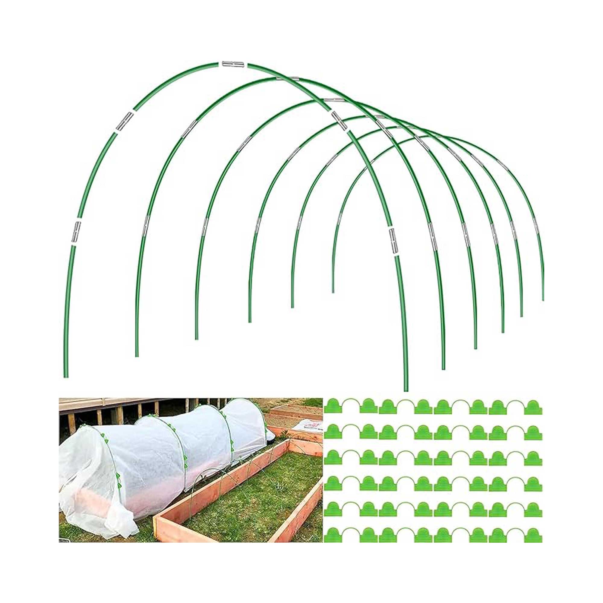 garden hoops and clips