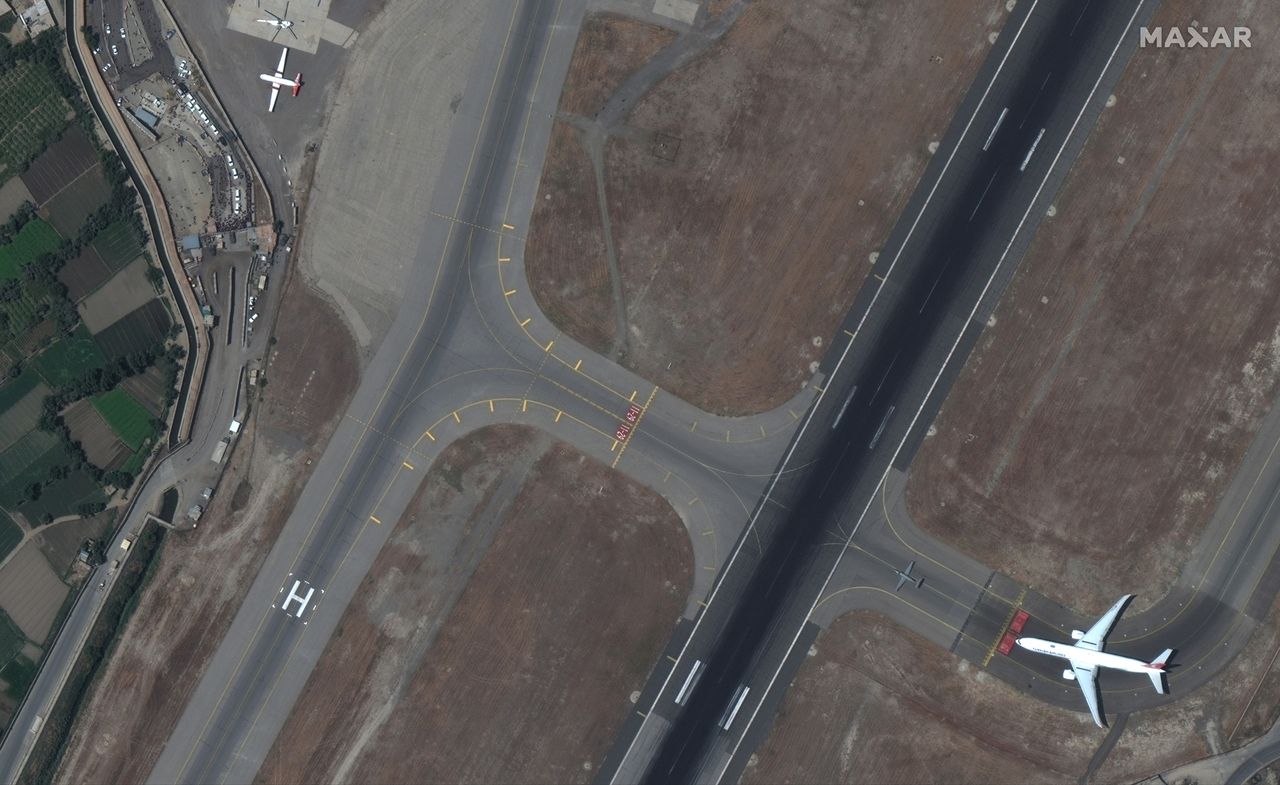 Kabul International Airport on Aug. 16, 2021
