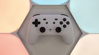 Google Stadia white controller