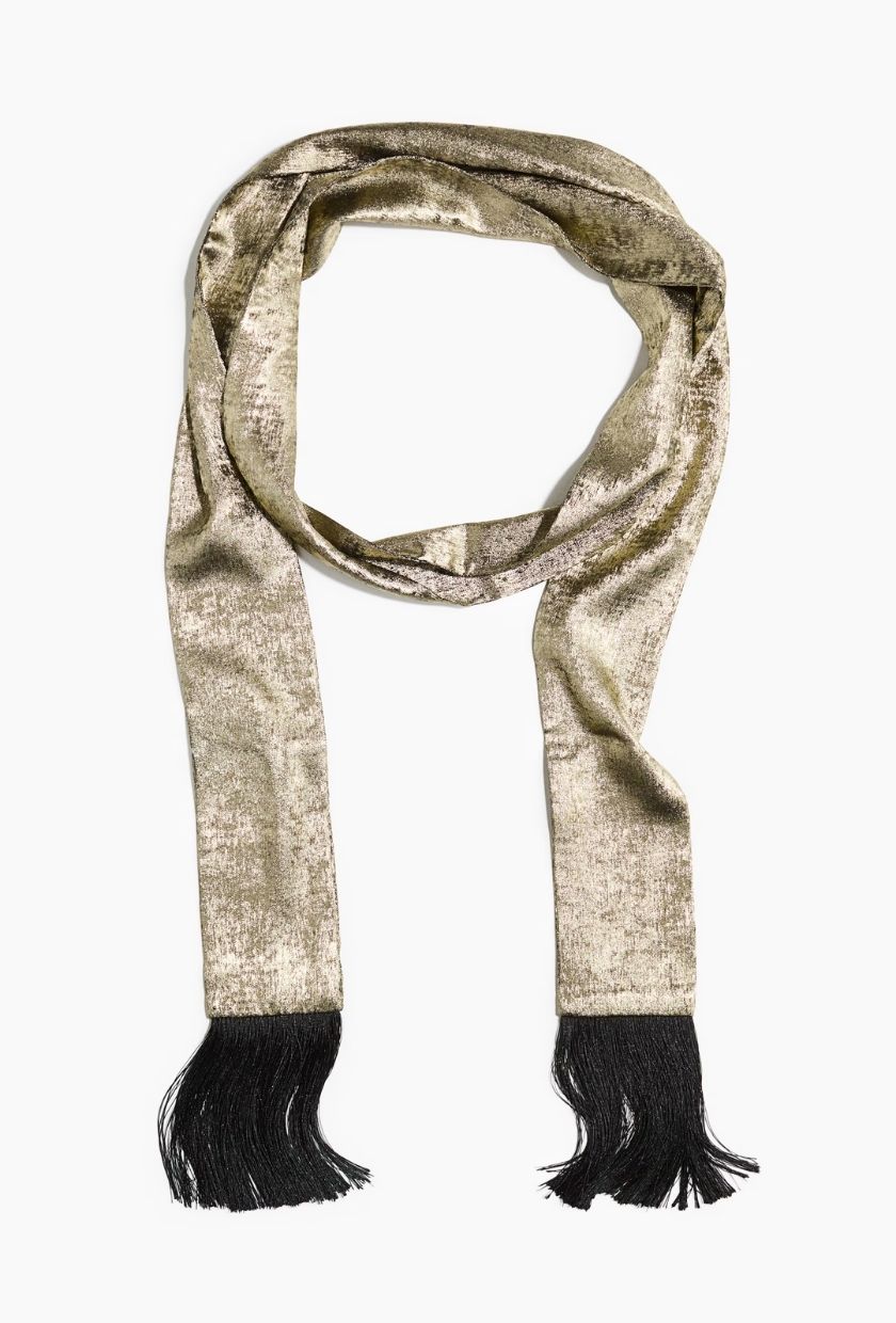 H&amp;amp;M, Crushed-Velvet Scarf