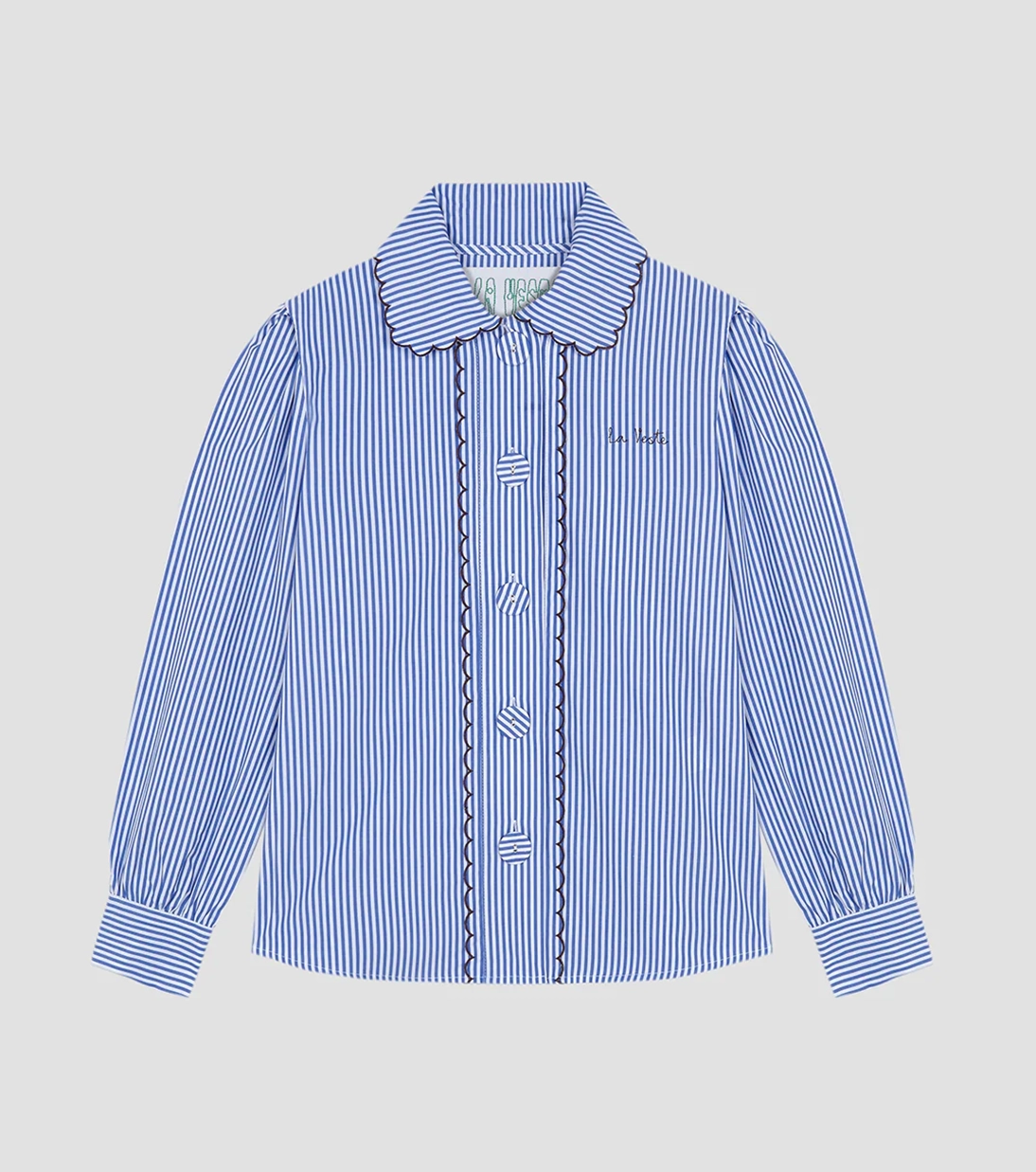 La Veste, Blackboard Shirt Striped Blue