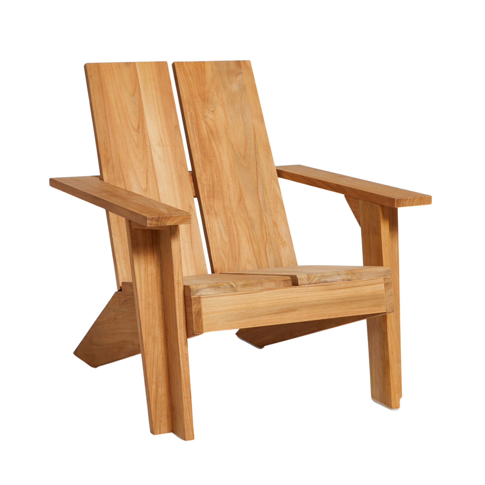teak Adirondack chair