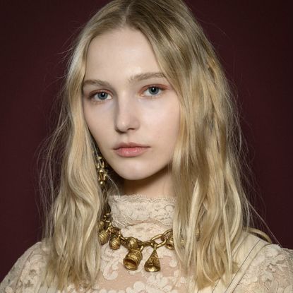 blonde hair