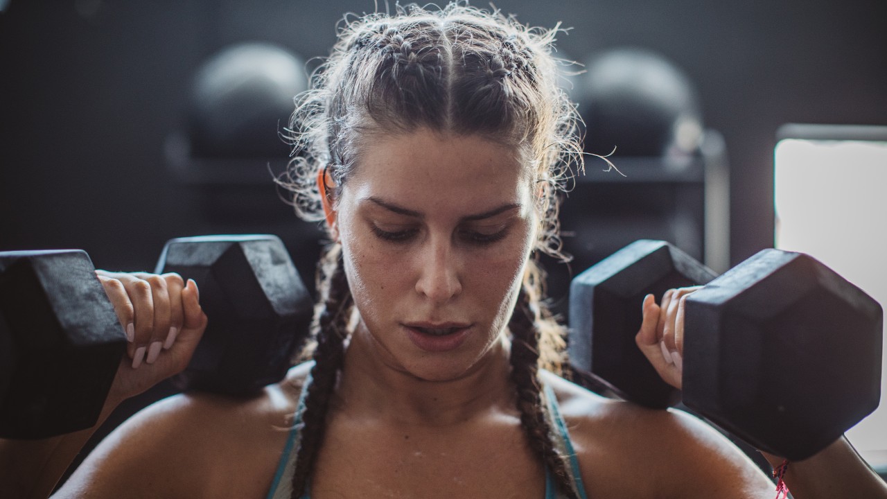 Front Rack Dumbbell Squat 