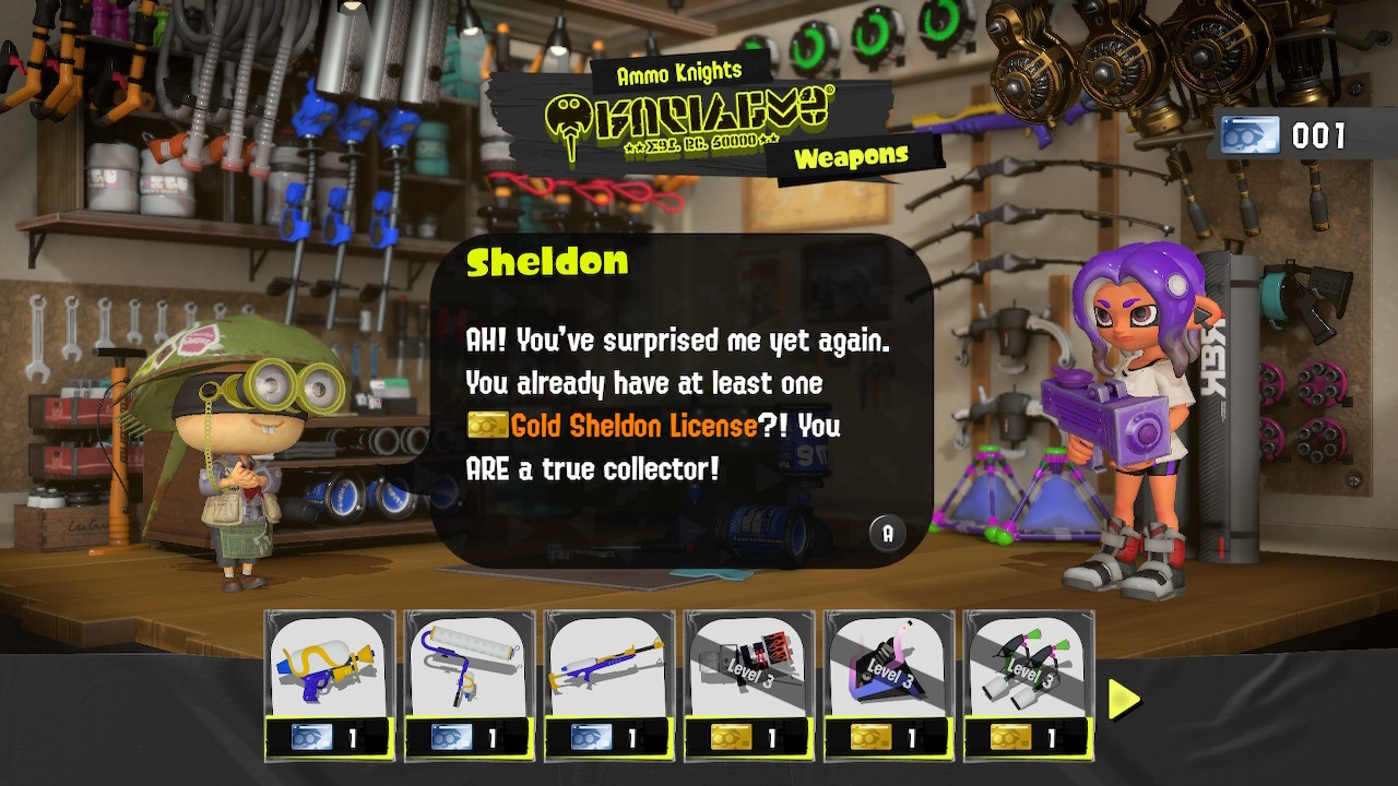 Import Splatoon 3 Save Data Gold Sheldon Licenses