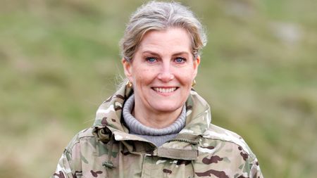 Duchess Sophie attends a training exercise at Warcop Training Centre on March 3, 2025 