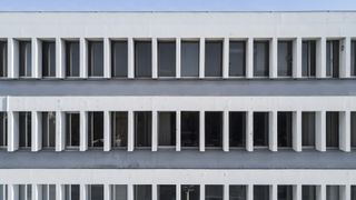 The agency’s offices are on the second floor of an existing 1970s modernist building on Kifisias Avenue.