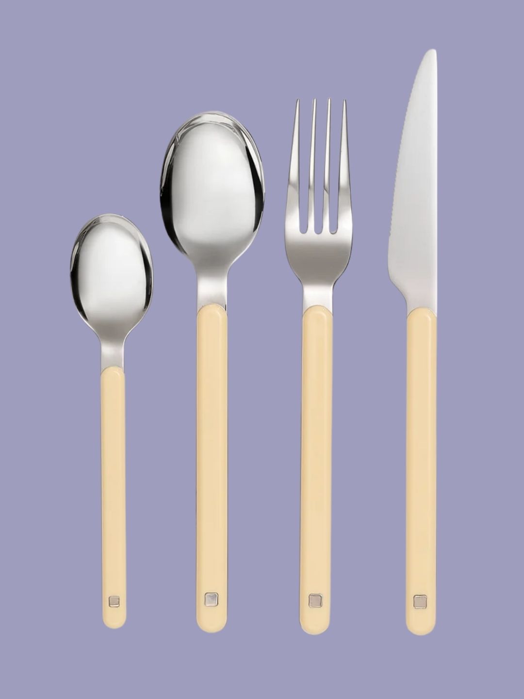 Hommey, 4 Piece Cutlery Set in Butter