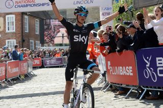 Peter Kennaugh wins, British Road National Championships 2015