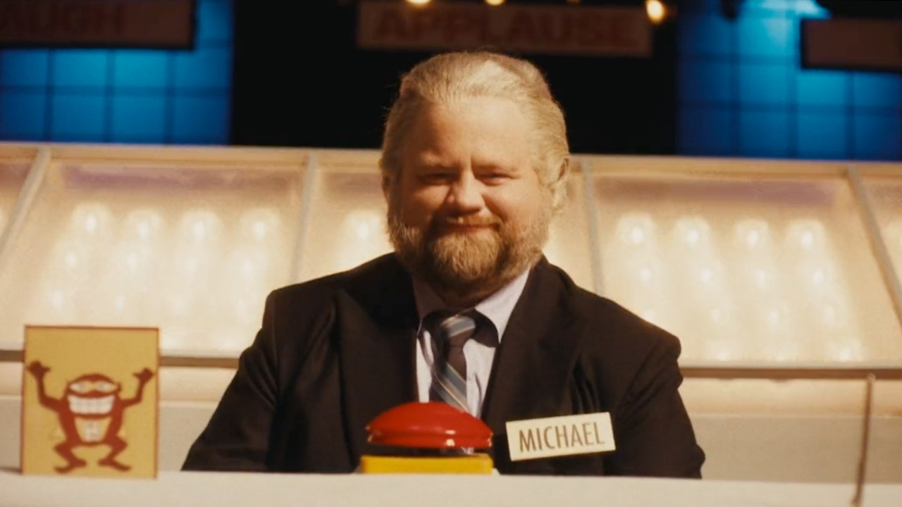Paul Walter Hauser smiling in The Luckiest Man in America.