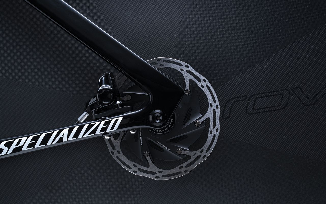 The Specialized Shiv TT is disc brake only