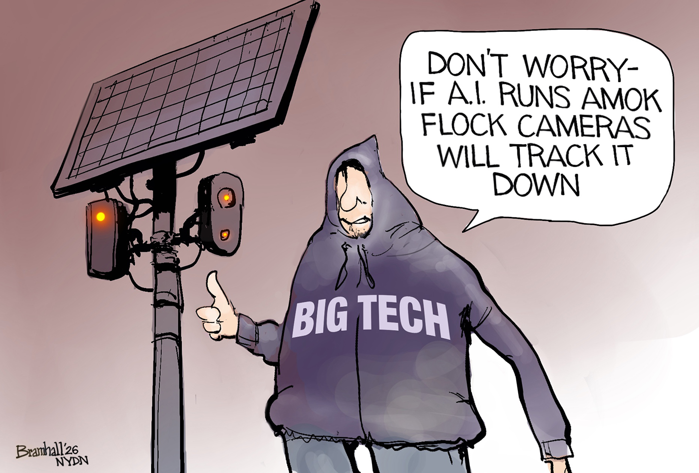 Political cartoon