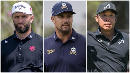 Jon Rahm, Bryson DeChambeau and Anthony Kim
