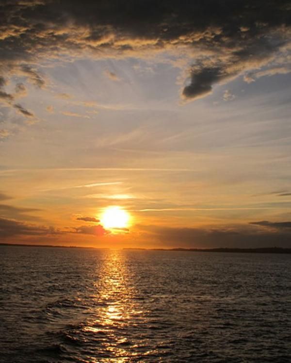 Sunset over Cape Cod