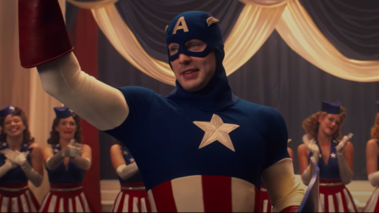 Chris Evans as Captain America in First Avenger