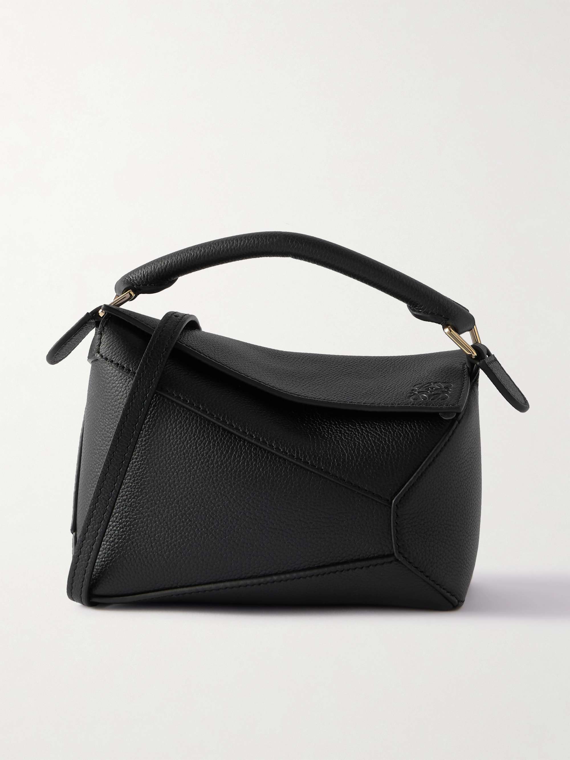 Puzzle Edge Mini Textured-Leather Shoulder Bag