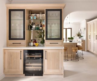 Scandi Bespoke home bar by Searle & Taylor