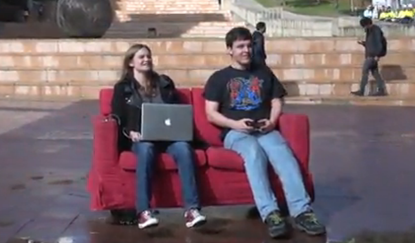 Australian engineering students create robot couch, help move humans closer to peak laziness
