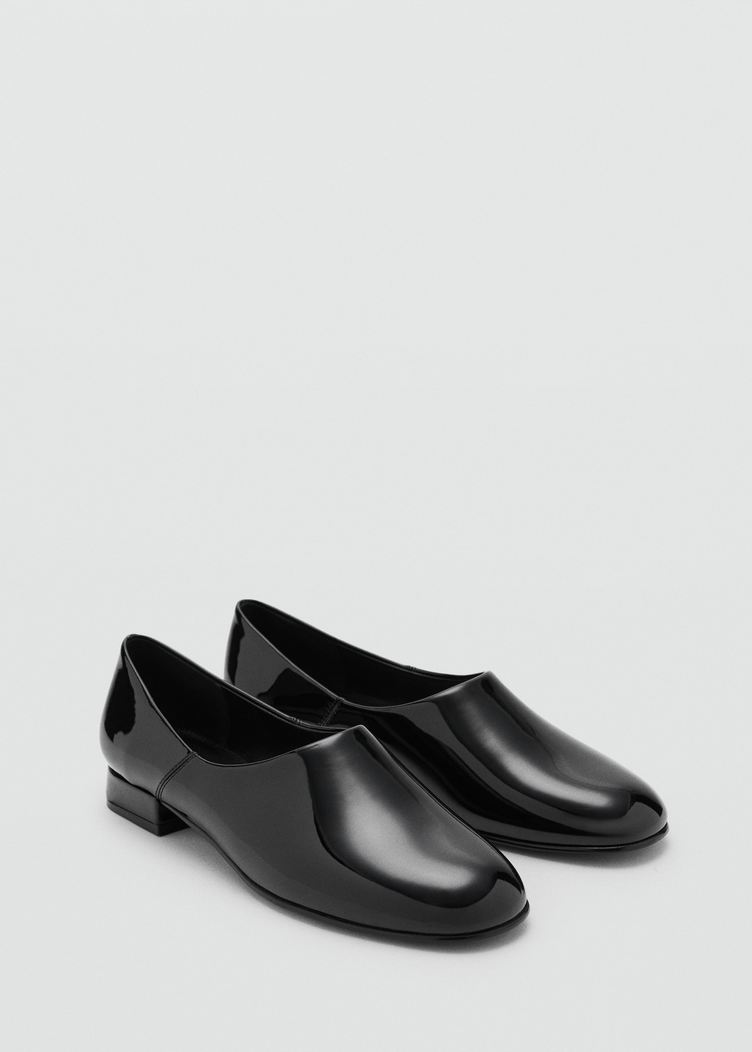 Patent Leather Flat Shoes - Women | Mango Usa