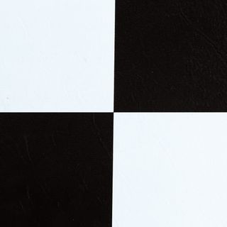 Black and white peel and stick vinyl tiles
