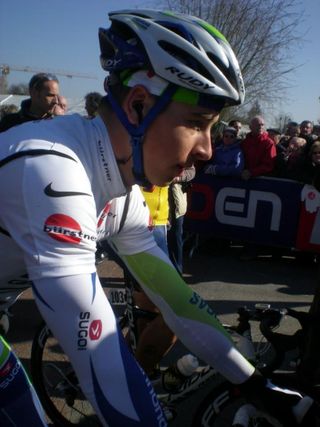 Peter Sagan (Liquigas-Cannondale) before stage two of Paris-Nice.