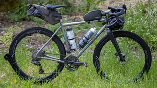 Moots Routt RSL loaded bike back from an epic adventure