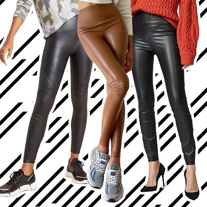 Faux Leather Leggings for Women High Waist Shaping India