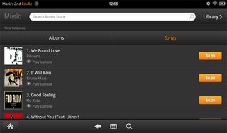 Kindle Fire Music Store