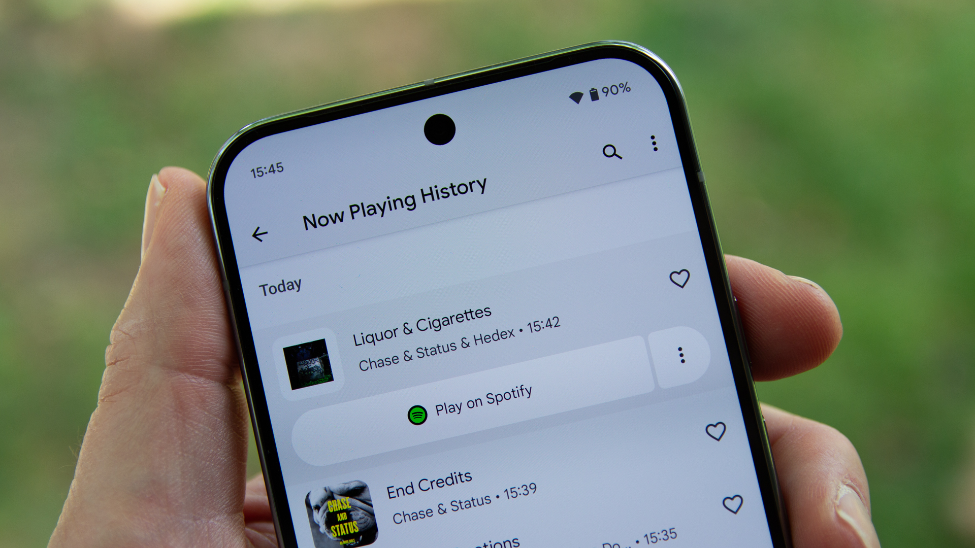 Now Playing on Pixel