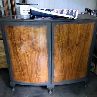 Cabinet before and during