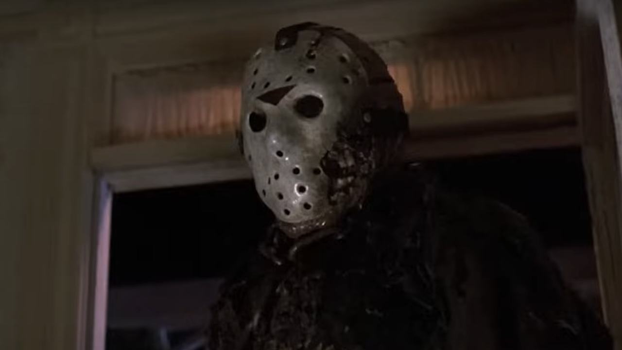 Jason Voorhees entering house in Friday the 13th Part VII: A New Blood