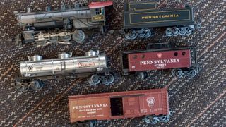 Several components of the Lionel Pennsylvania Flyer