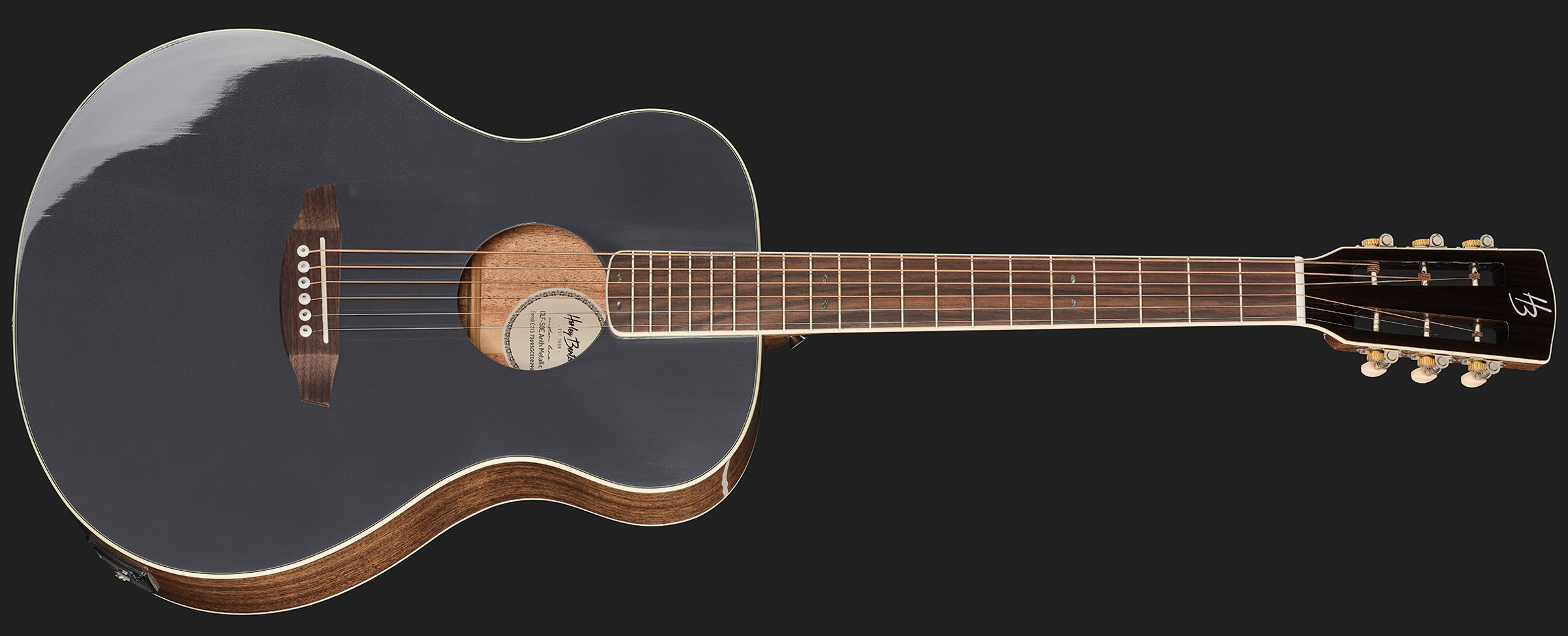 Harley Benton CLF-50E Parlor Metallic: the compact-bodied acoustic has been launched with a range of metallic finishes.
