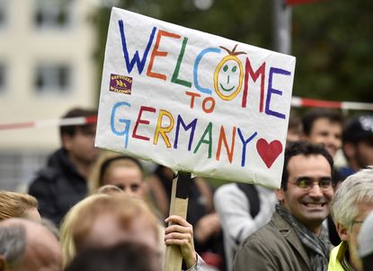 Refugees welcome in Europe.