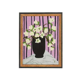 Flower vase wall art