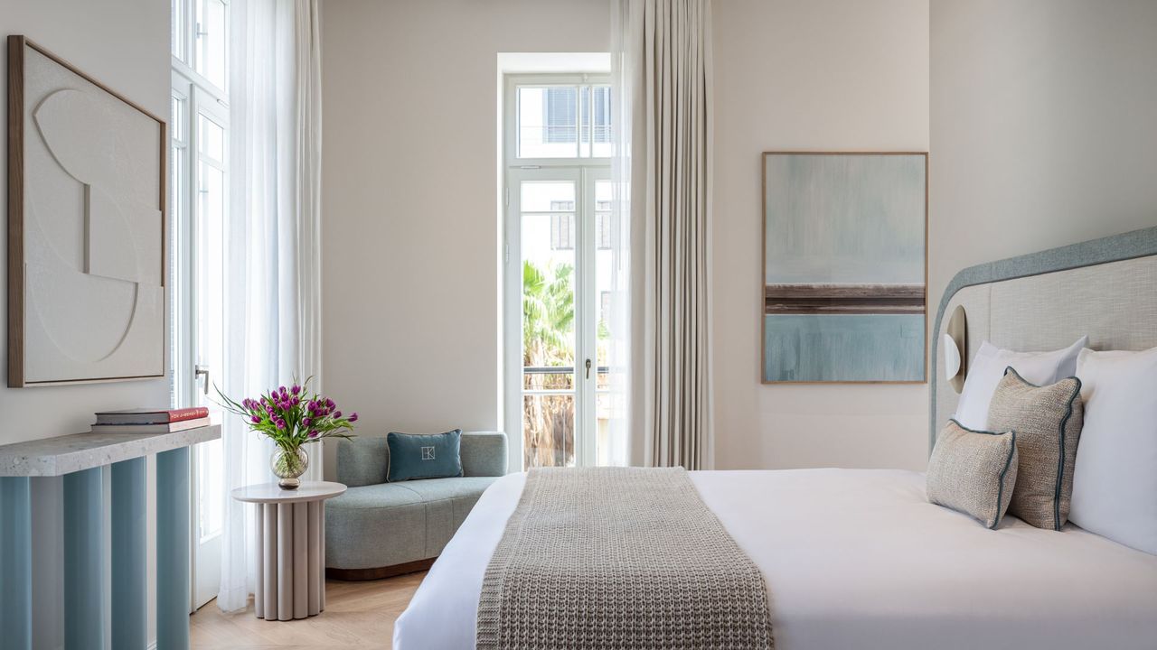 bedroom at elkonin, one of the best hotels in israel