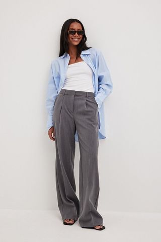 NA-KD, Wide Low Waist Suit Pants