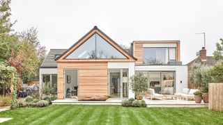 A newly built home with a contemporary feel