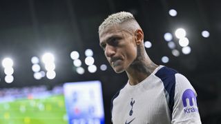 London, United Kingdom - September 16: Richarlison of Tottenham Hotspur looks on during the UEFA Champions League 2025/26 League Phase MD1 match between Tottenham Hotspur and Villarreal CF at Tottenham Hotspur Stadium on September 16, 2025 in London, England. (Photo by Vince Mignott/DeFodi Images/DeFodi via Getty Images)