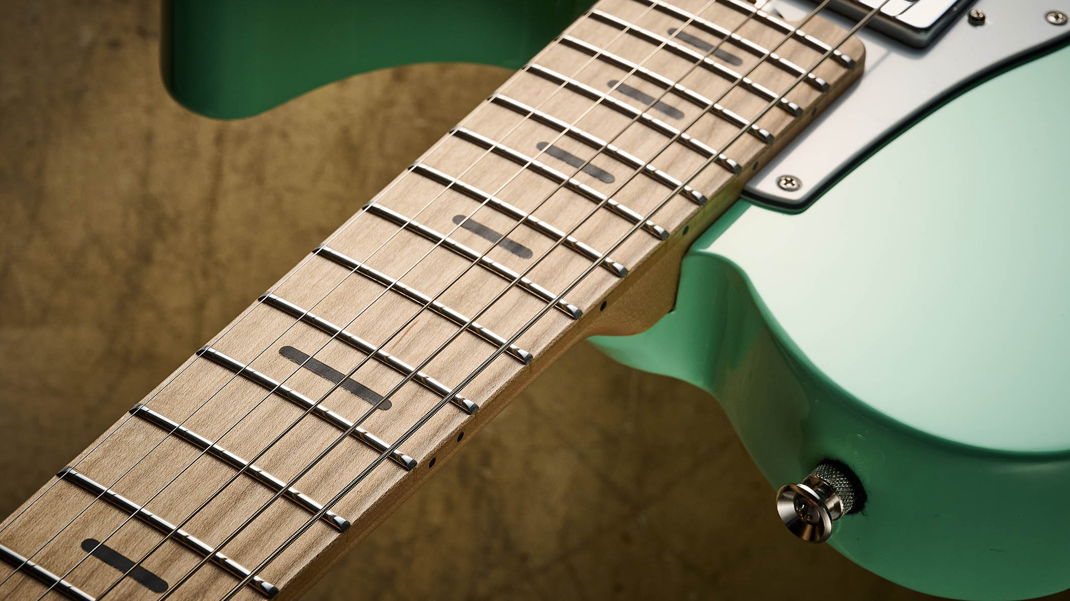 The Yamaha Pacifica SC Standard Plus looks phenomenal in Peppermint Green.